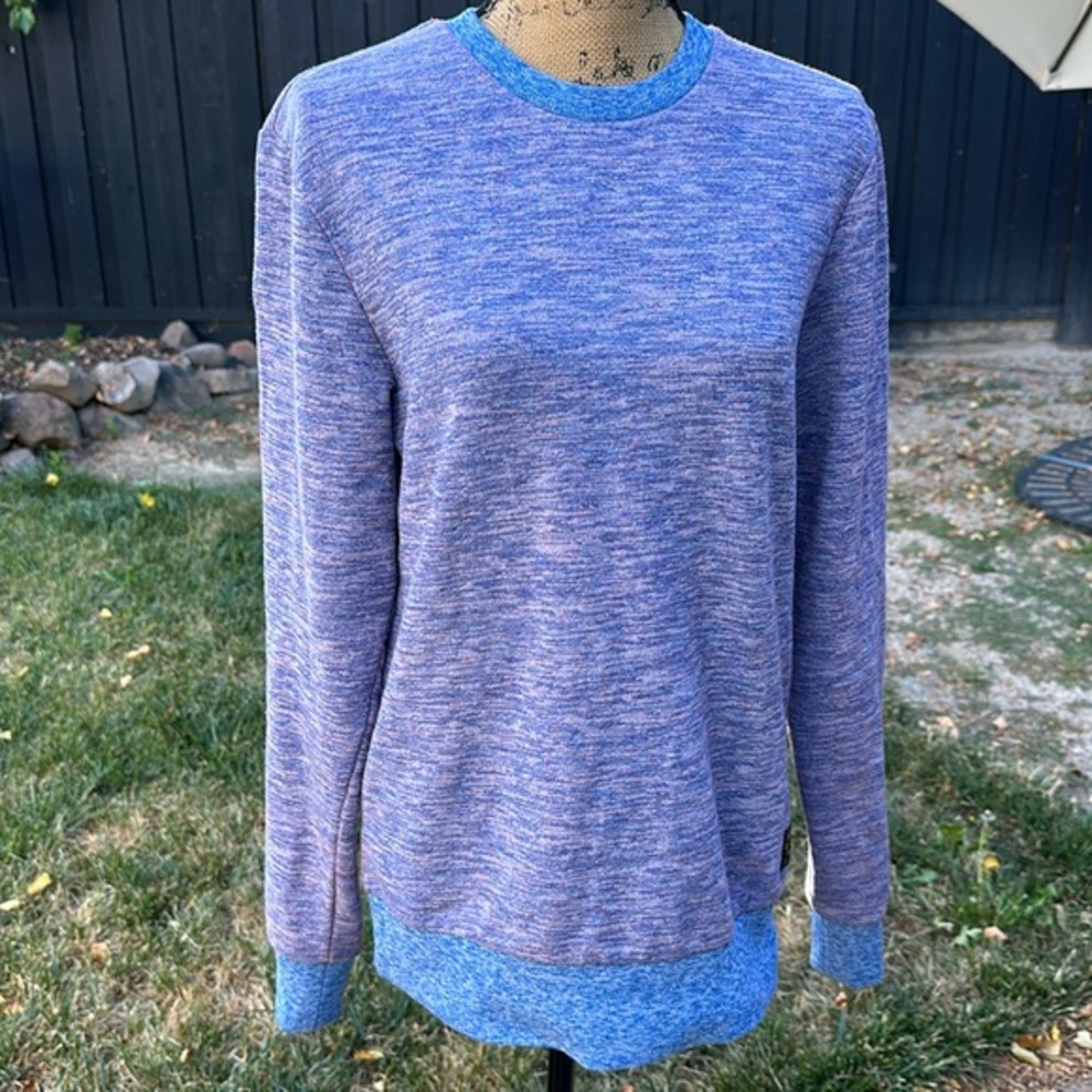 Scotch & Soda top shirt sweatshirt purple blue medium Mens
